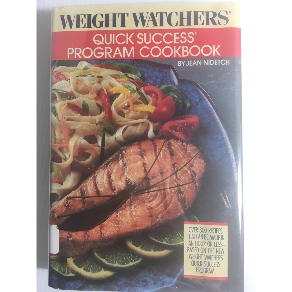 Weight Watchers Quick Success Program Cookbook Hardcover Jean Nidetch 1988
